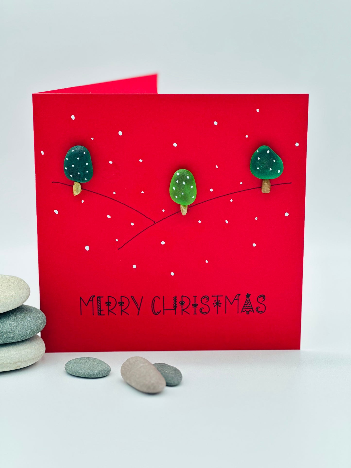 Christmas Pebble Cards