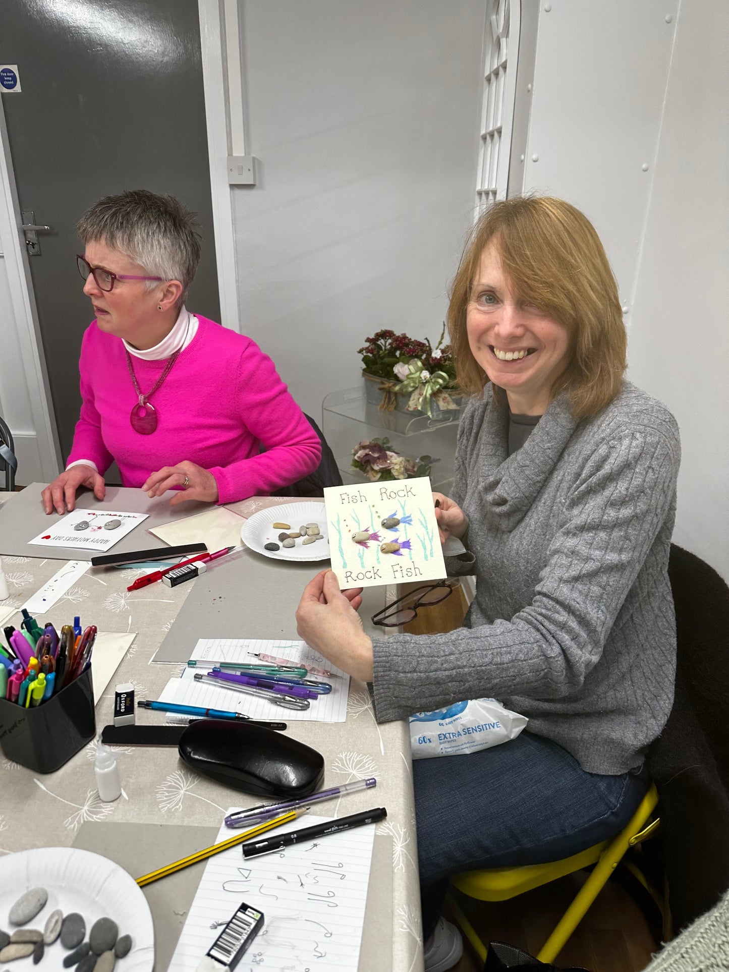 MK Handmade & Vintage Pebble Card Workshops 8th June 2024