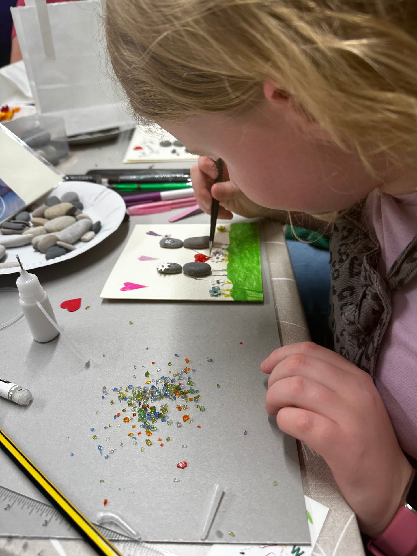 MK Handmade & Vintage Pebble Card Workshops 8th June 2024