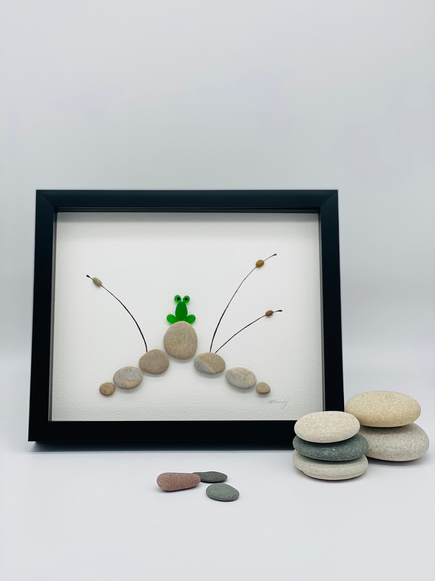 Frog In The Bulrushes