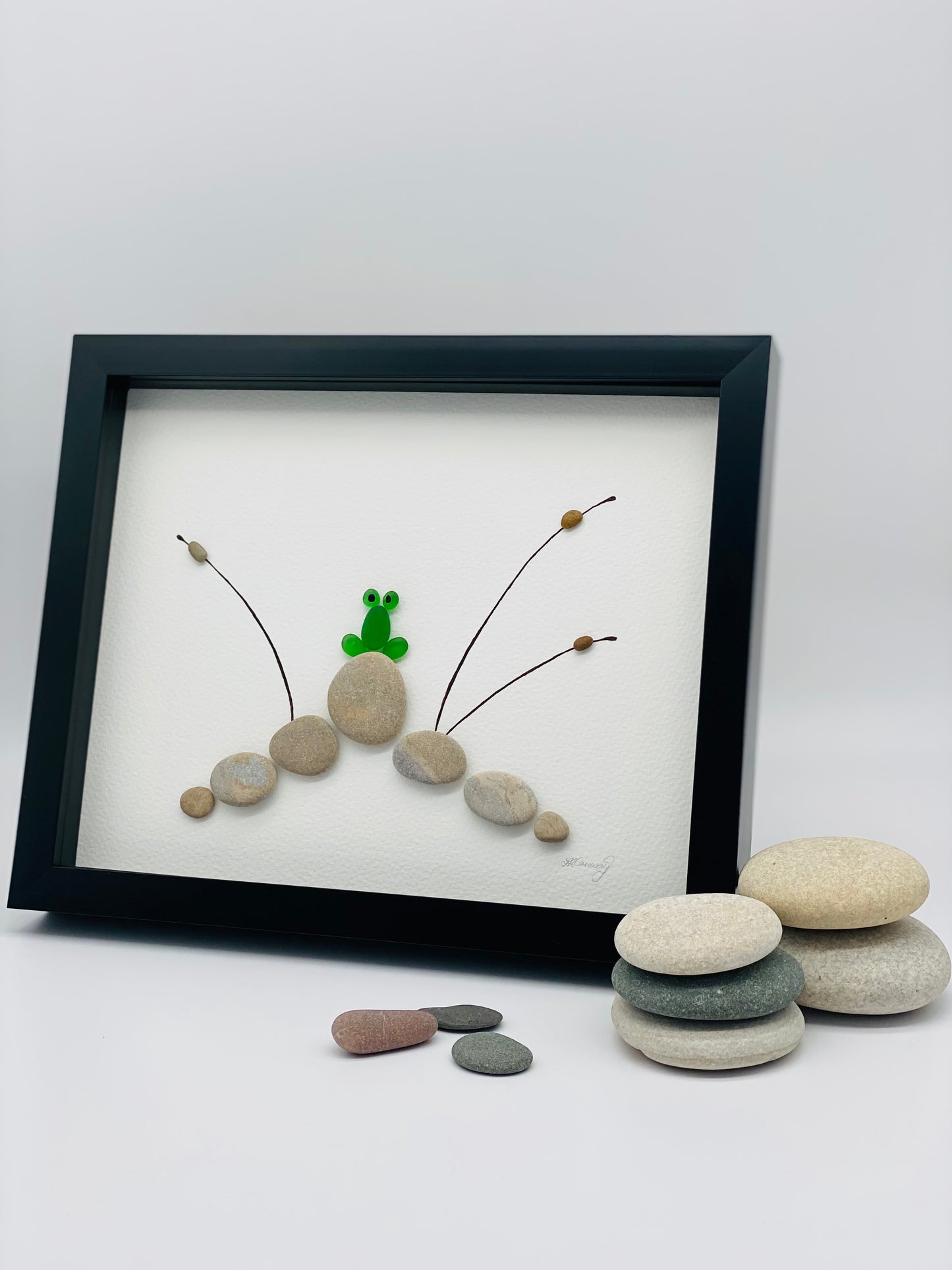 Frog In The Bulrushes