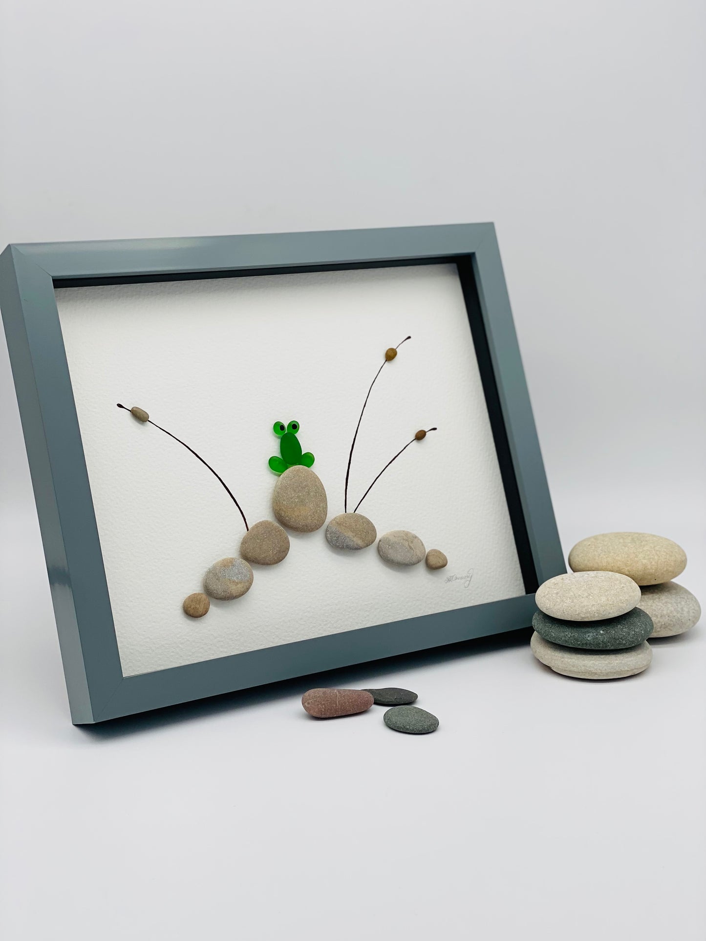 Frog In The Bulrushes