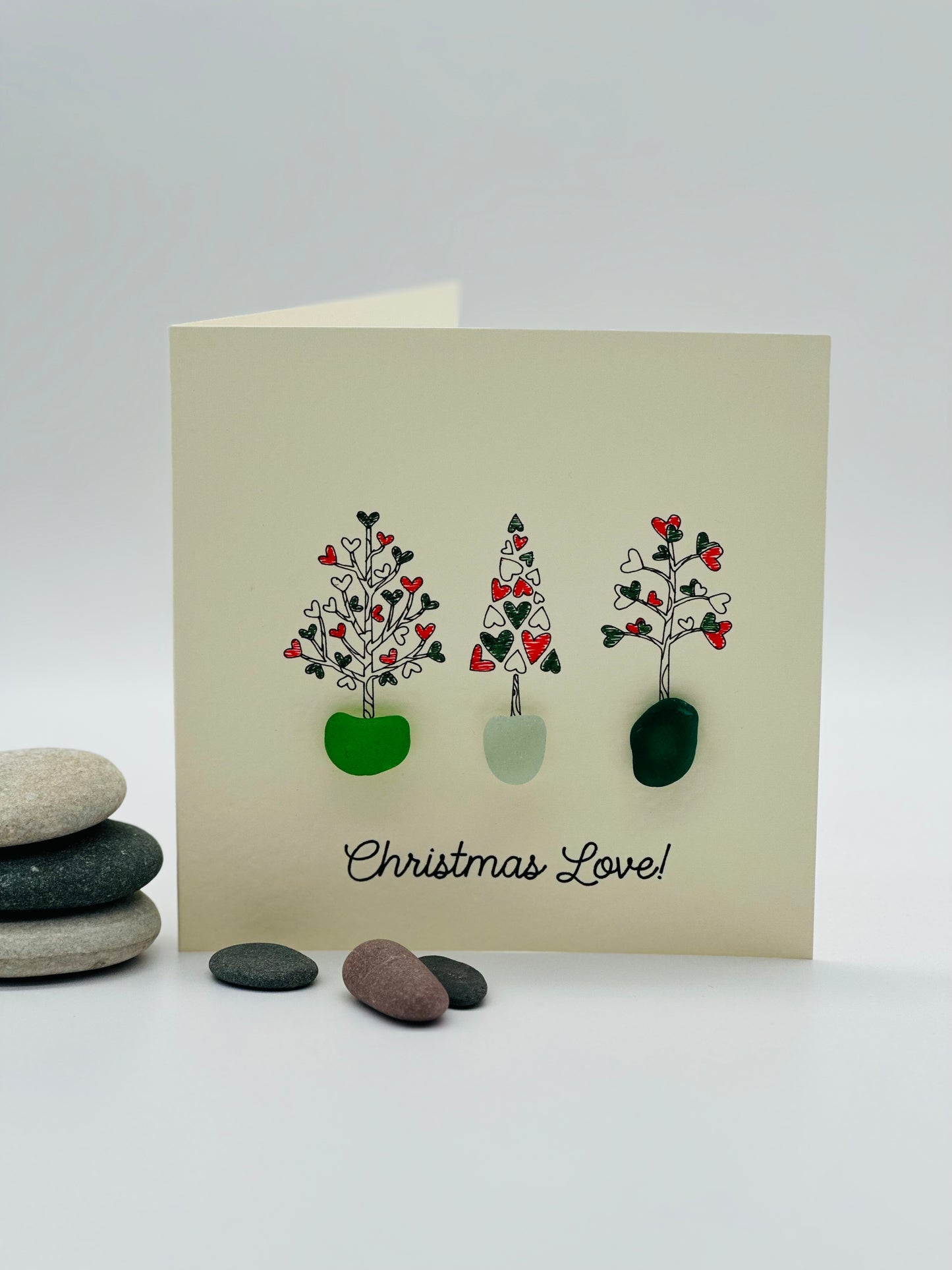 Christmas Pebble Cards